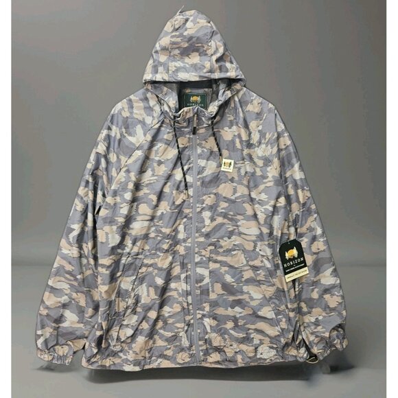 Bass Creek Outfitters Rain Shield Men's XXL Camouflage Lightweight Jacket W Hood - Picture 1 of 11